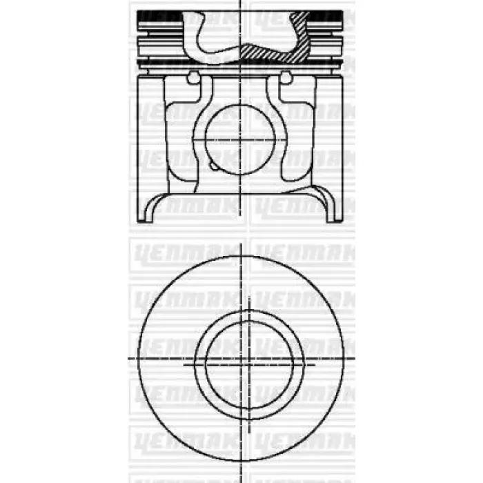 Motor Piston Segman Master Ducato Boxer Jumper Movano 2,8 Td (94,40) | YENMAK 31-03690-000 | OEM 0628P7 0628P7 0628P8 0628X9 0628P8 0628X9