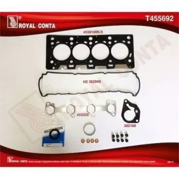 Motor Takim Contasi Ust Reinz Keceli ve Subap Lastikli Logan Clio Kangoo Megane II 1,5DCI K9K 05> | ROYAL T455692