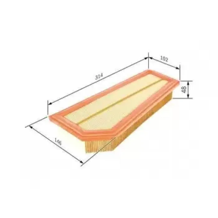 Hava Filtresi W204 07>14 S204 07>14 C204 11> W212 09>15 R172 11> C207 09>16 A207 10>16 | BOSCH F026400134 | OEM A2710940304