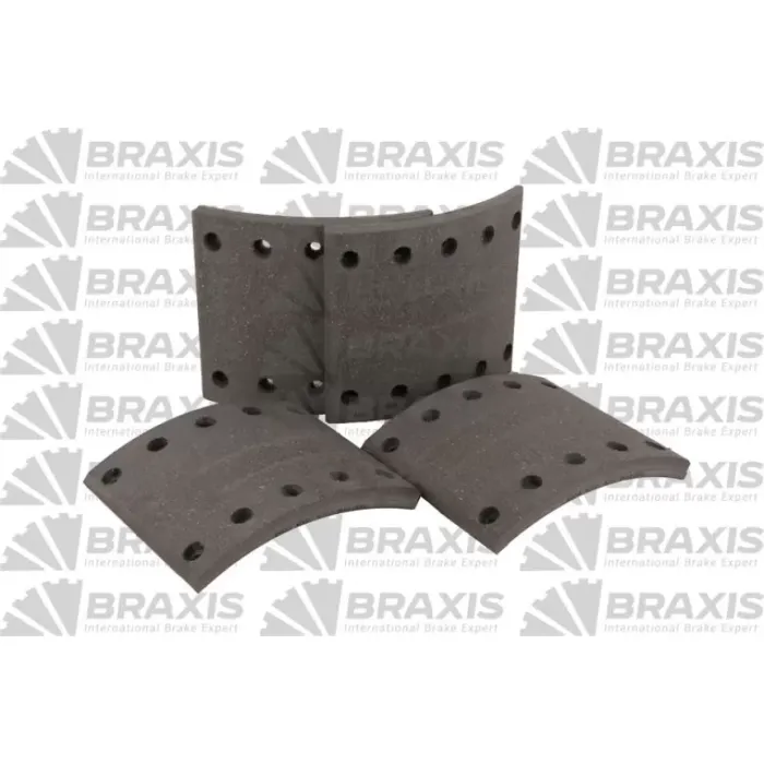 Dorse / Bpw - Saf Dingil Fren Balatasi Pabuc Pilot 18CM | BRAXIS AC5007 | OEM 3057391200 / 0509146090 / 0509126950 / 0509126900 / 0309226850 / 0309226760 / 0309226560 / 030922648