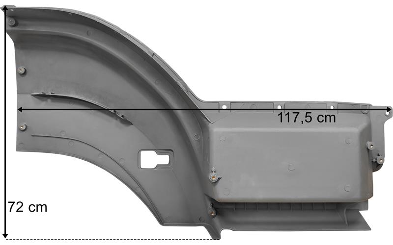 Basamak Komple Axor 1840 Sol (Fiber-Boyasız) - (1.KALİTE) | OEM 3756662401