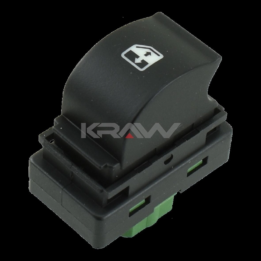 Cam Açma Anahtarı Sağ (Tekli) Boxer 3 Jumper 3 Çerçevesız - Yesıl Soket (4PIN) | OEM AN-237B