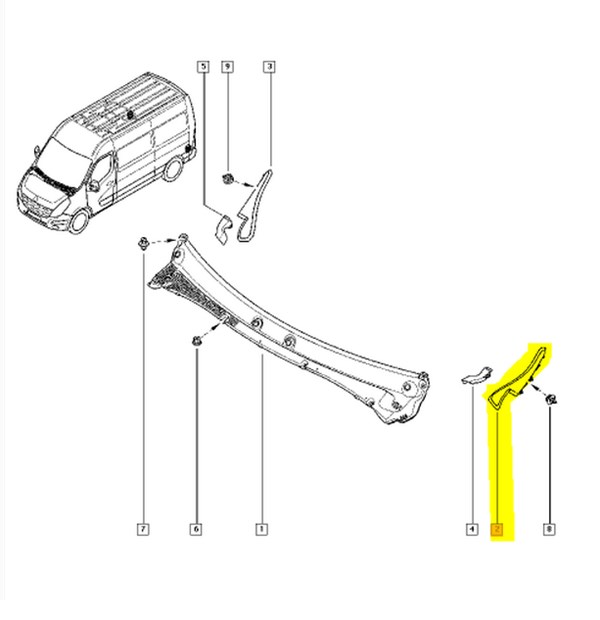 Cam Izgara Kenar Bakaliti Sol Master 3 2010>> | VITESSE 270 | OEM 668110012R