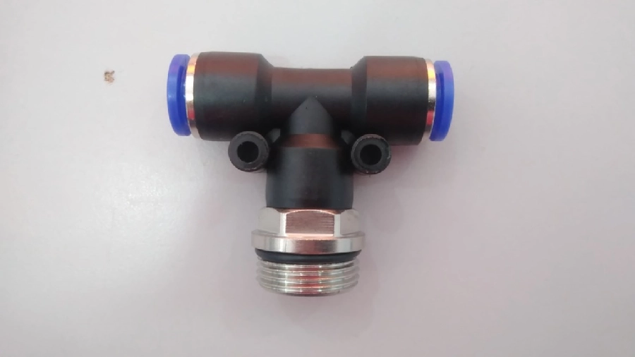 Hava Jakı Metrik Orta Bacak Tee 10-22*1,5 (Pls. Fit.) | OEM EPB10-22