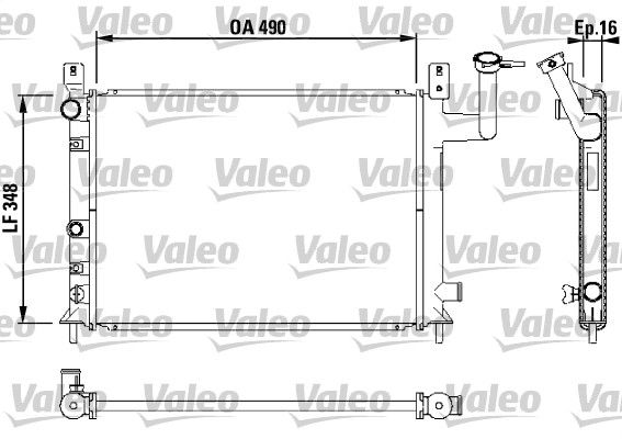 Motor Su Radyatoru Sunny 86>88 Manuel | VALEO 730404 | OEM 2141050A11 2141050A20