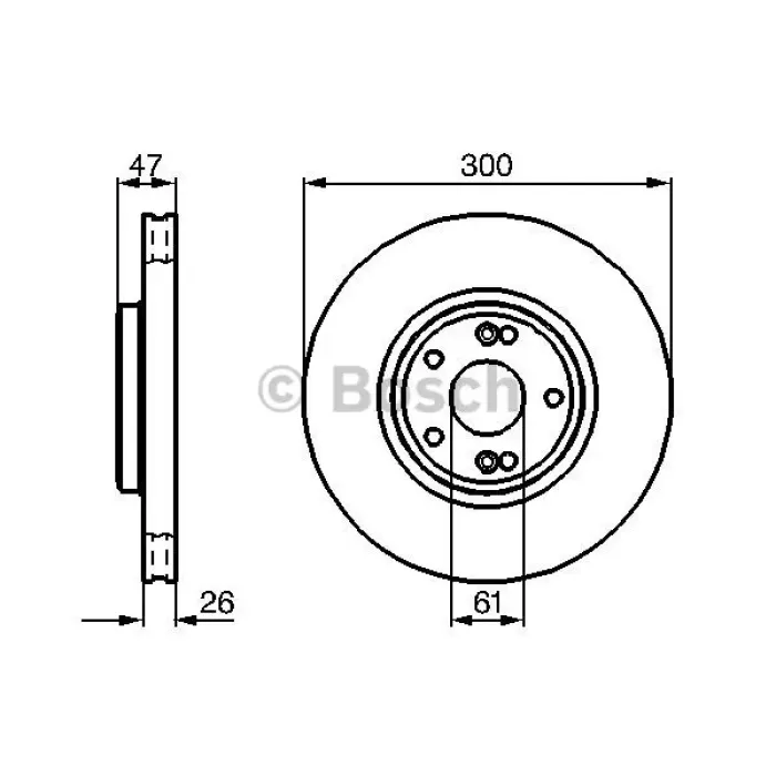 On Fren Aynasi Havali Laguna II 1,6I 16V 1,8 16V 1,9DTI 1,9DCI 17 01> | BOSCH 0986478743 | OEM 7701206614 7701206614 8200007122 8200007122