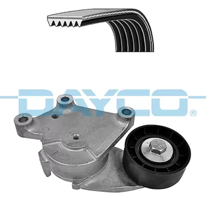 Alternator Rulman Kiti P307 P1007 1,4HDI P307 P206 1,6HDI 16V Klimali Focus II / III Fiesta V / VI 03 /> Fusion 03>12 B Max S Max Transit Courier 1,4TDCI / 1,5TDCI / 1,6TDCI C30 S40 II V50 Aasdd 1,6TDCI 02> (APV1076+6PK0975) | DAYCO KPV408 | OEM