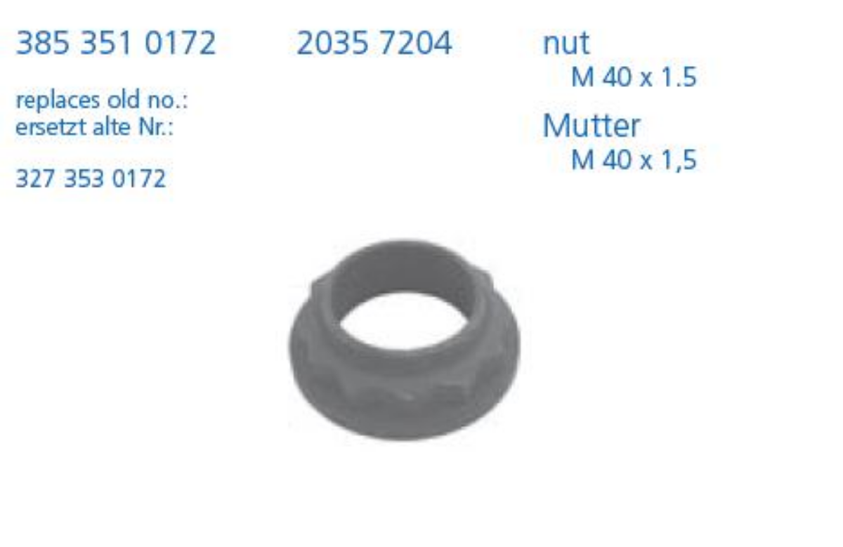 Def.mahruti Somunu V8 | OEM 3853510172