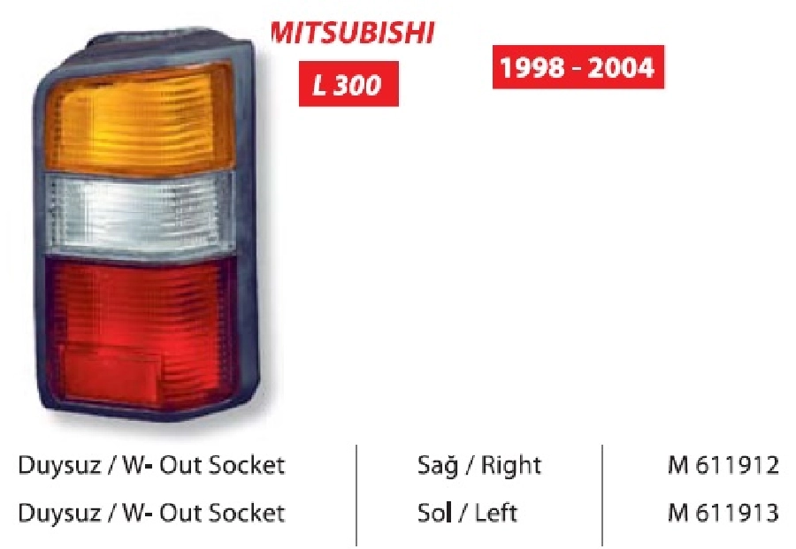 Stop Lam Sağ - L300 1987-1997 | OEM M611912