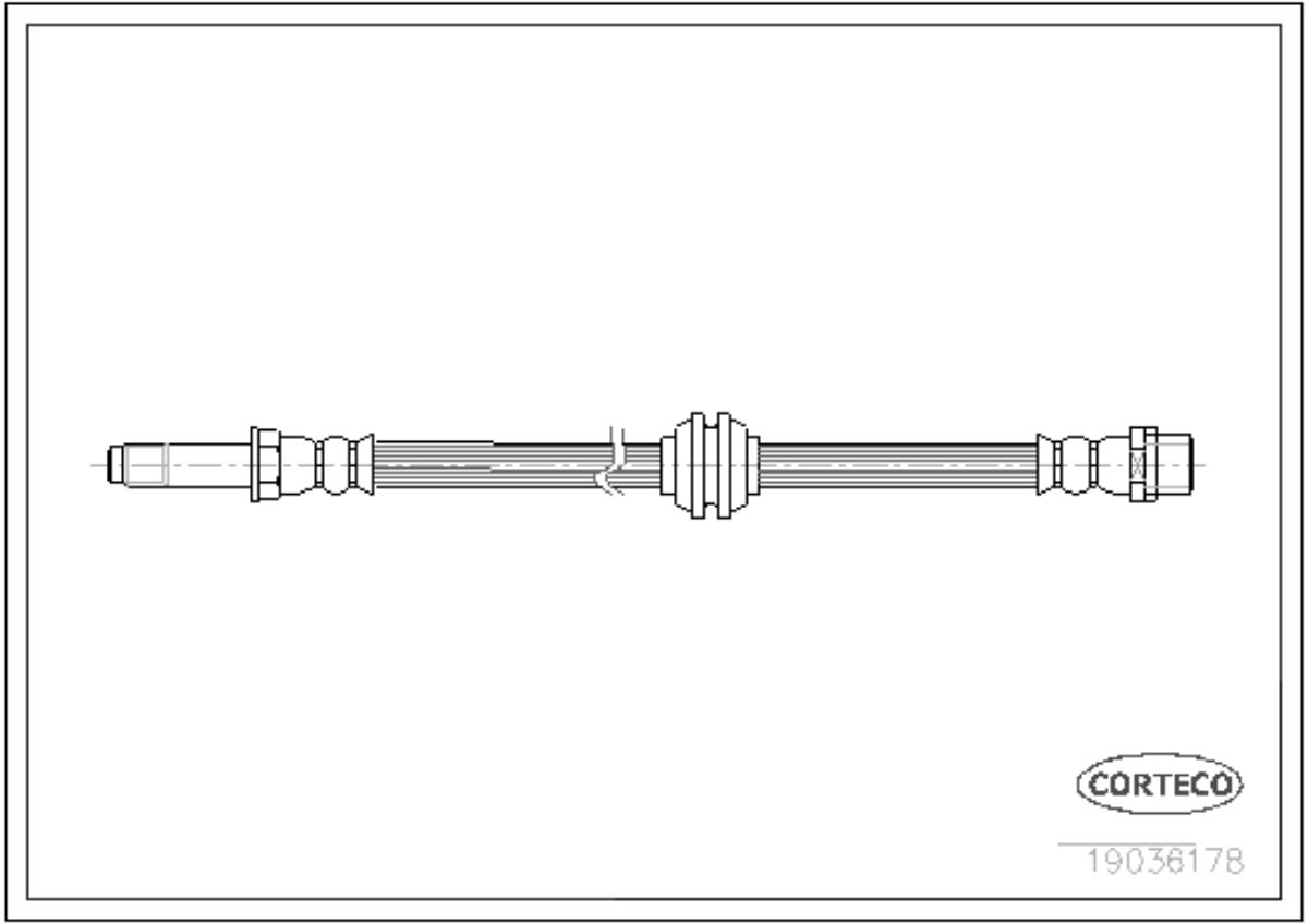 Fren Hortumu Arka Spr 906, Crafter 545 2000 | OEM 9064280835