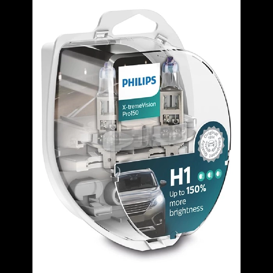 Ampul (2 Adet) Xtreme Vision PRO152 H1 12V 55W + %150 Fazla Işık | OEM 12258XVPS2
