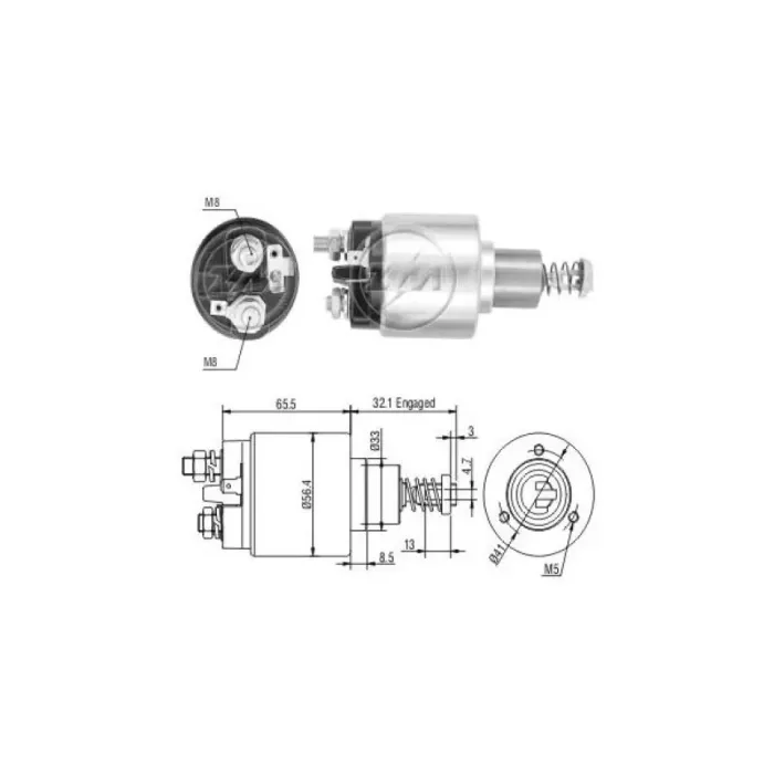 Mars Otomatigi 12V Transporter 1,9 90 00 | ZM 0676 | OEM 091911023AX