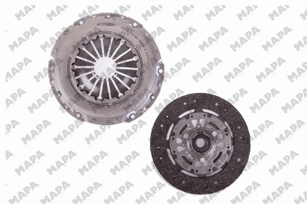 Debriyaj Seti Galaxy 1,9TDI 90PS / 115PS 00>06 Audi A3 00>03 Seat Alhambra VW Saharan 1,9TDI 00>10 | MAPA 013240 109