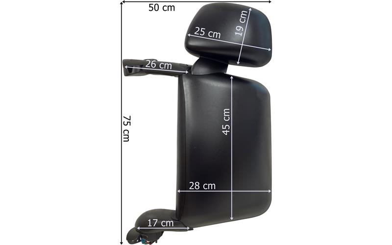 Ayna Komple Motorlu Scanıa Çiftli Sol (Uzun Kol) | OEM 1723518
