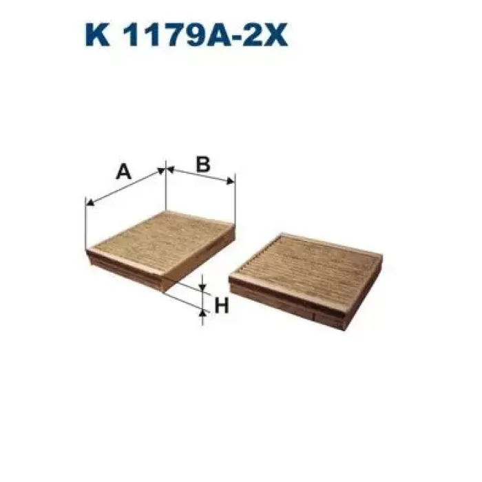 Polen Filtresi (Karbonlu) C3 III DS3 P207 P208 P2008 1,4HDI / 1,6HDI 06> Manuel Sogutma | FILTRON K 1179A-2X | OEM 647990