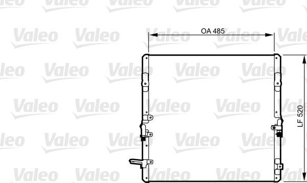 Klima Radyatoru Toyota Land Cruiser 4,2 4,7 02>07 | VALEO 814280 | OEM 8846160051