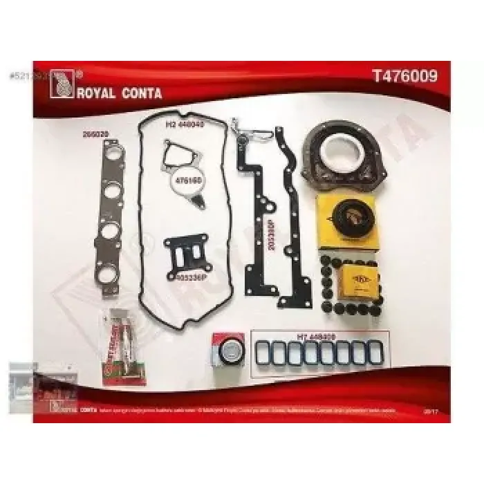 Motor Takim Contasi (Skt Keceli+Subap Lastikli) S,K,C Haric Mondeo III V184 2,0TDCI 16V 00>07 Transit V184 2,4TDCI O,CEKER | ROYAL T476009 | OEM 2S7Q-6008-AA