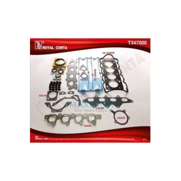 Motor Takim Contasi (Keceli+Subap Lastikli) S,K,C Dahil Escort Mondeo II 1,8 16V 92>00 | ROYAL T347000