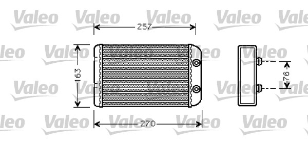 Kalorifer Radyatoru Fiat Stilo | VALEO 812329 | OEM 46723450