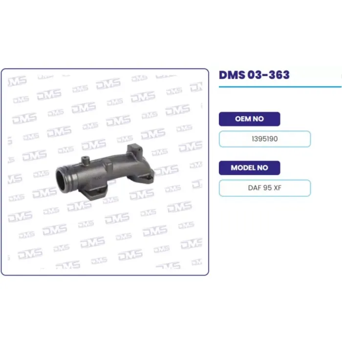 Egzoz Manifoldu (Yan Kol) - DAF / 95XF | DEMOSAN 03-363 | OEM 1395190-1395190