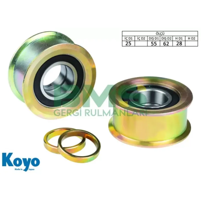 Alternator Gergi Rulmani (25X62X28) Samara 1.3 / 1.5 | BMS 023 | OEM VKM18200 ATB2063 531010220 2105.