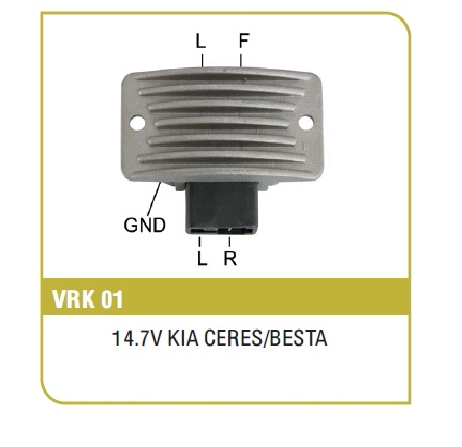 Konjektör Iskra Tip 14.7V - Kia Ceres-Besta (2 Fiş ) | OEM VRK01