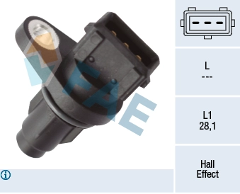 Eksantrik Pozisyon Sensor Accent Era 1,4-1,6 Benzinli 2006 -> Getz 1,3-1,4 Benzi̇nli̇ 2006 -> / Cerato 1,4-1,6 2004 -> Rio 1,4-1,6 Benzi̇nli̇ 2006 -> | FAE 79436 | OEM 39350-26900