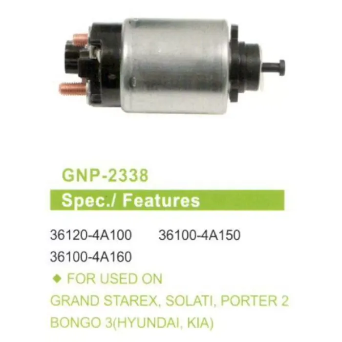 Mars Otomatigi Delco Tip 12V Hyundai H100 Kamyonet 2 / Kia Bongo 3 2004-> | GENON GNP-2338 | OEM 36120-4A100 36100-4A150