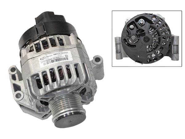 Alternator 14V 120A Fiat Doblo Fiorino Punto 500 1,3 Multijet Astra H Meriva 1,3 Cdti | CARGO F032115346 | OEM 51829383 51854912 52003519