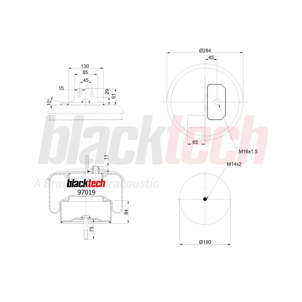 Körük Komple Metal Pistonlu Stralis Ön Sağ | OEM 41218560