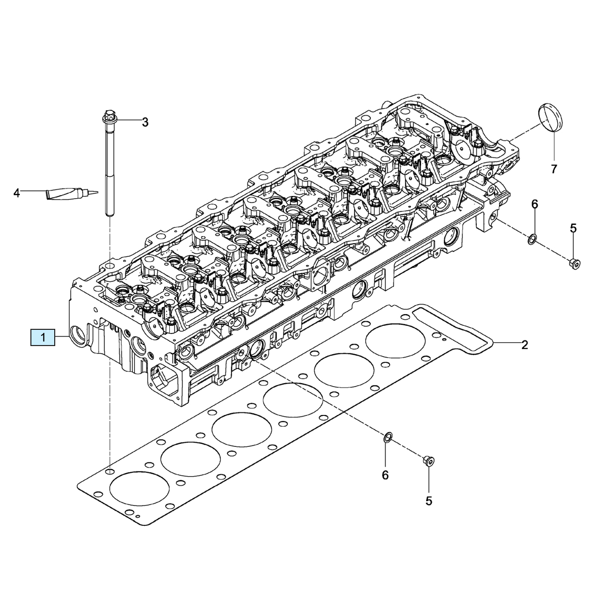 Silindir Kapağı D2066, D2676 (Boş ) | OEM 51031006426
