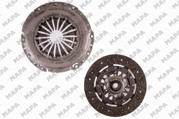 Debriyaj Seti P607 P807 P407 C8 C6 C5 2 C5 3 DW12BTED4 (2,2HDI 16V) / (Rulmansiz) | MAPA 008240 409 | OEM 2052L5 2052L4 2052.V7