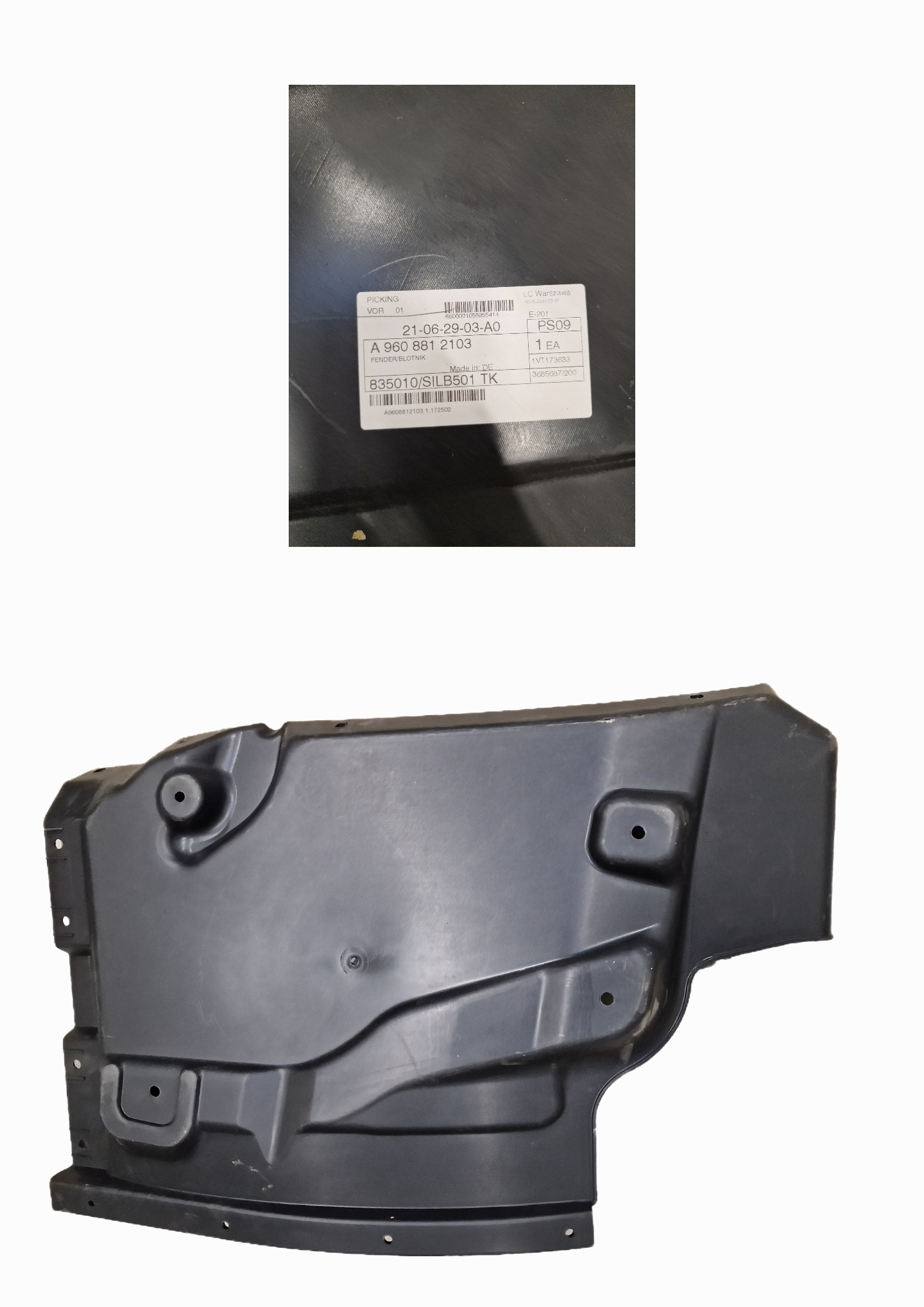 Davlumbaz Hava Filtre Tarafı 1842-1848-1851-MP4 | OEM 9608812103