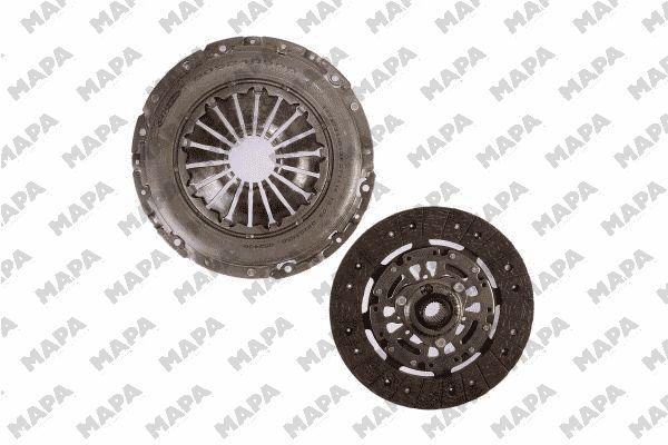 Debriyaj Seti Rulmansiz A3 Altea Octavia Leon Octavia Golf 5 Caddy 3 Jetta 3 Passat 2,0TDI | MAPA 008240 109 | OEM 022141015S