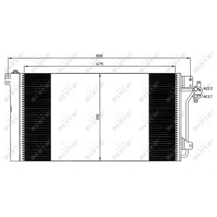 Klima Radyatoru (Kondanser) Transporter T5 1.9 2.5TDI 03> | NRF 35622 | OEM 7H0820411B 7H0820411B 7H0820411C 7H0820411D 7H0820411C 7H0820411D
