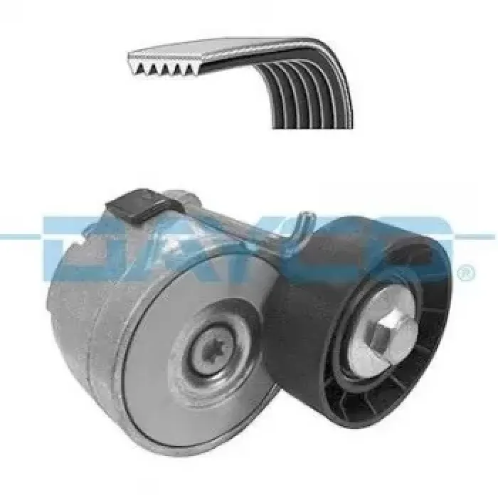 Alternator Gergi Kiti Astra H Astra J Corsa C Corsa D Fiorino Linea Punto Punto Evo 1.3 CDTI Mjet | DAYCO KPV110 | OEM 55216459 55216459 55185074 51821653 55185074 51821653