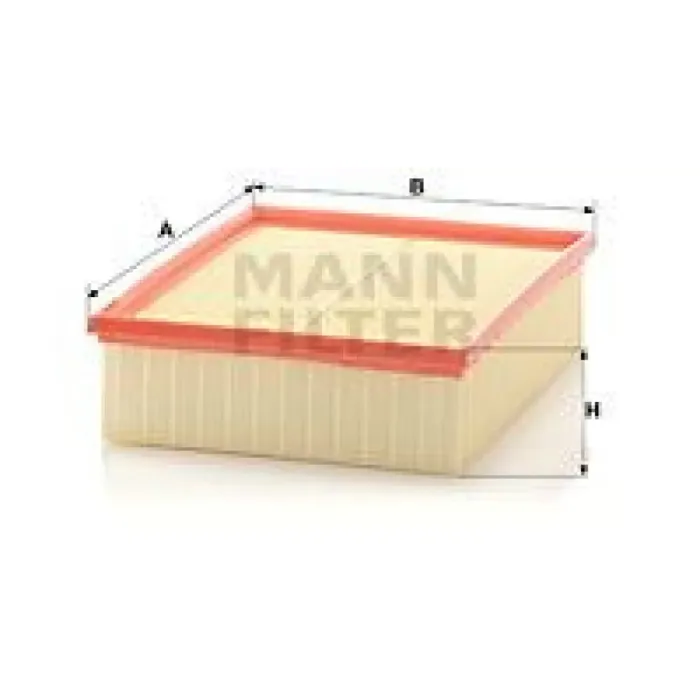 Hava Filtresi A4 1,6T 1,8T 1,9TDI 2,0 2,0TDI 2,4 2,5TDI 2,7TDI 3,0 3,2 Exeo 1,6 1,8TSI 2,0 2,0TDI | MANN C27192/1 | OEM 06C133843