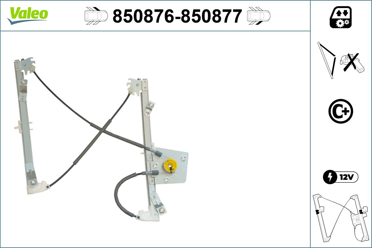 Cam Mekanizmasi On Sol Bmw E87 | VALEO 850876 | OEM 51337138465