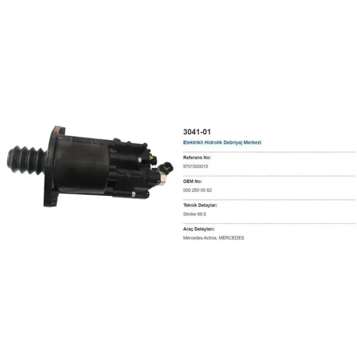 Debriyaj Merkezi Havali Elektrikli Mercedes Axor 1840 Otomatik Sanziman | MAY 3041-01 | OEM 9701500010-0002500562 K163292N50