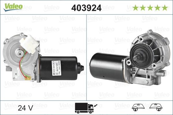 Cam Silecek Motoru DAF Xf 95 105 / 95 Xf 95 Ft Neoplan Cityliner Skylyner N116 N122 N117 | VALEO 403924 | OEM 1254891 1254891 97938 36264016004 97938 36264016004