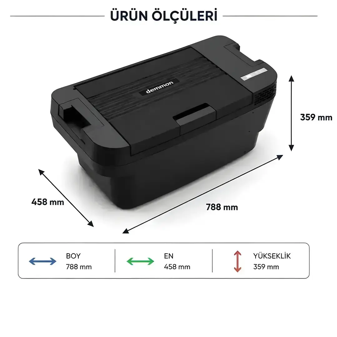 Demmon Tesla Araç İçi Buzdolabı 35 Lt (Auto Refrıgerator)