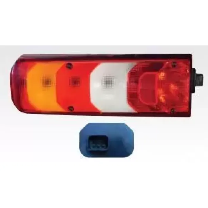 Stop Lambasi Sol Orjinal Soketli Plakali Mercedes Actros MP4-MP5 / Arocs / Antos / Atego 3 | CERKEZ PD800-112 | OEM 0035441603 0035440803 0035441703 0035440903
