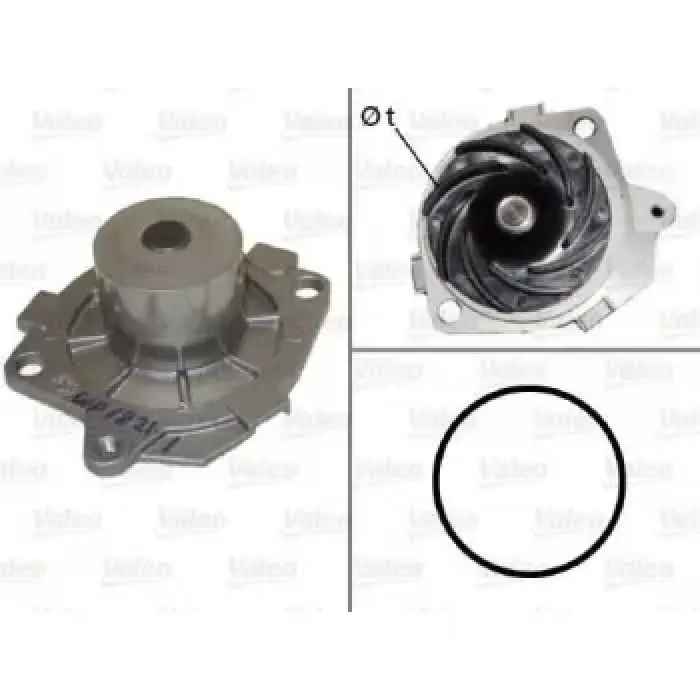 Devirdaim Alfa Romeo 146 147 156 159 Fiat Brava Bravo Croma Doblo Marea Idea Multipla Palio Punto Albea Stilo 1.9D / 1.9JTD / 1.9 Multijet Opel Astra H Vectra C Signum Zafira B 1.9CDTI | VALEO 506590 | OEM 46515970