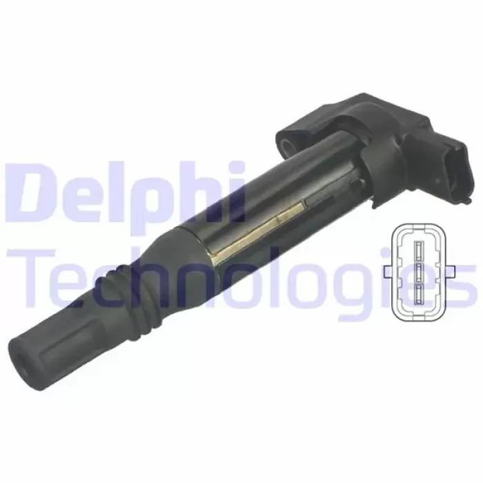 Atesleme Bobini P301 P2008 P308 P108 P208 C Elysee C4 Picasso C1 (B4) DS3 C3 III Ebo / EB2 / EB2M (1,2 12V) Corsa F Crossland X | DELPHI GN10583-12B1 | OEM 9671214580