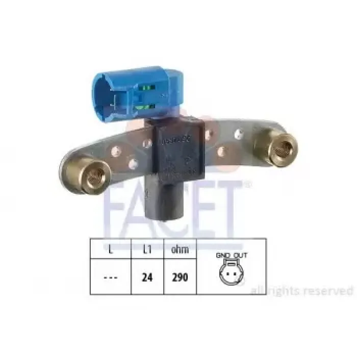Krank Mil Sensoru Eksantrik Clio 2 Kangoo Megane Laguna 1.4 1.6 1.8 | FACET 9.0597 | OEM 8200647388
