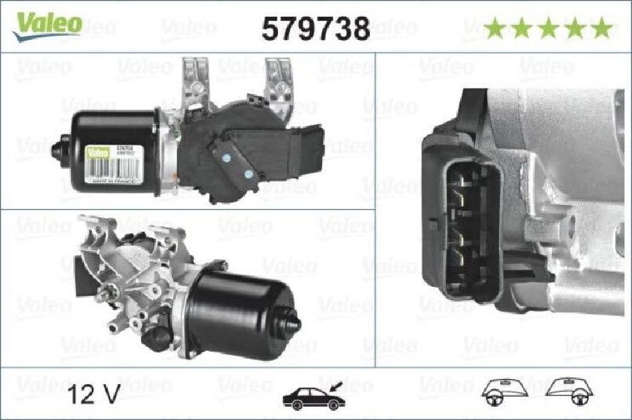 Silgi Motoru Ön Clio 3 | OEM 579738
