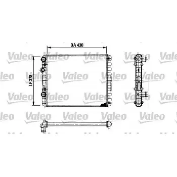 Motor Su Radyatoru Polo Polo Classic Lupo Cordoba Arosa 1,0,1,4 1,7 1,9 Klimasiz 430×378x34 | VALEO 730956 | OEM 6N0121201 6N0121201 6N0121253AE 6N0121253K 6N0121253AE 6N0121253K