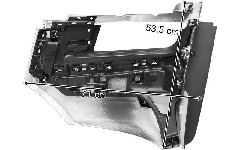 Tampon TGX EURO6 Sağ (Gri) | OEM 81416106774