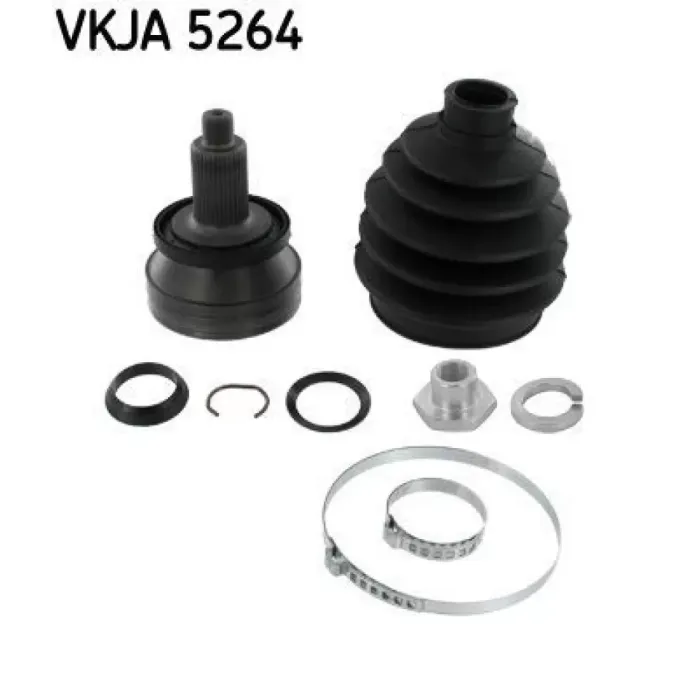 Aks Kafasi Dis Polo Fabia Roomster Cordoba Ibiza Golf 5 1.6 16V 1.2 16V 03> | SKF VKJA 5264 | OEM 6Q0498099