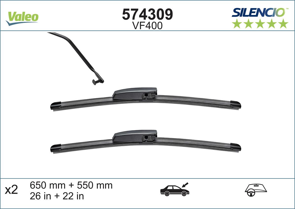 Silecek Supurgesi 650 / 550MM Scenic II | VALEO 574309 | OEM 7711230011